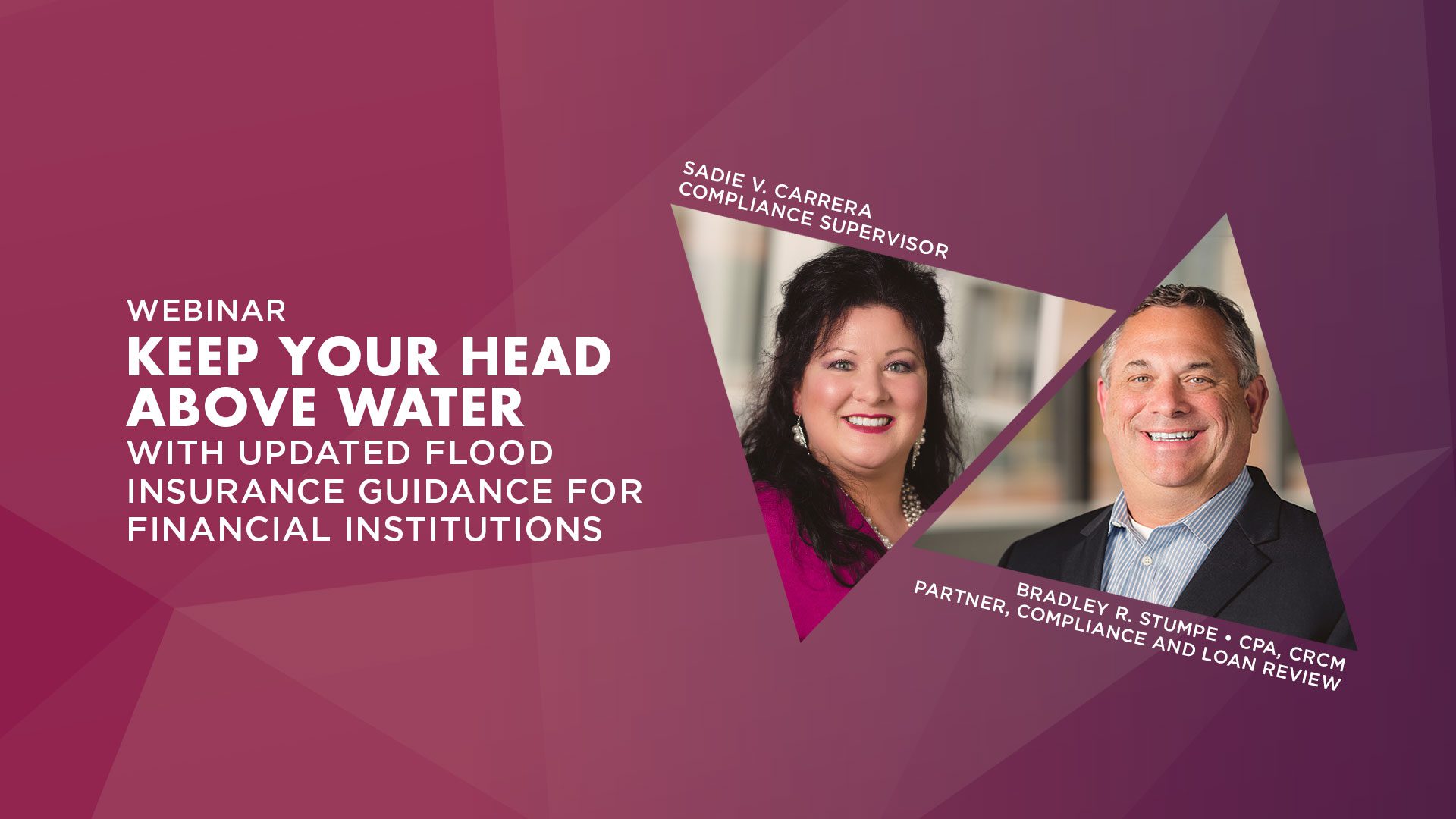 WEBINAR: Keep Your Head Above Water with Updated Flood Insurance Guidance for Financial Institutions  - Anders CPA