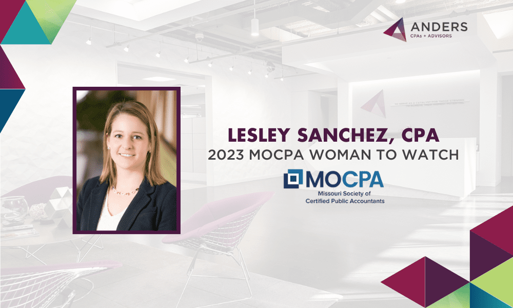 Lesley Sanchez Named a 2023 MOCPA Woman to Watch - Anders CPA