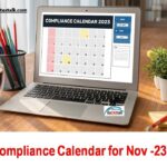 Compliance Calendar for Nov- 23