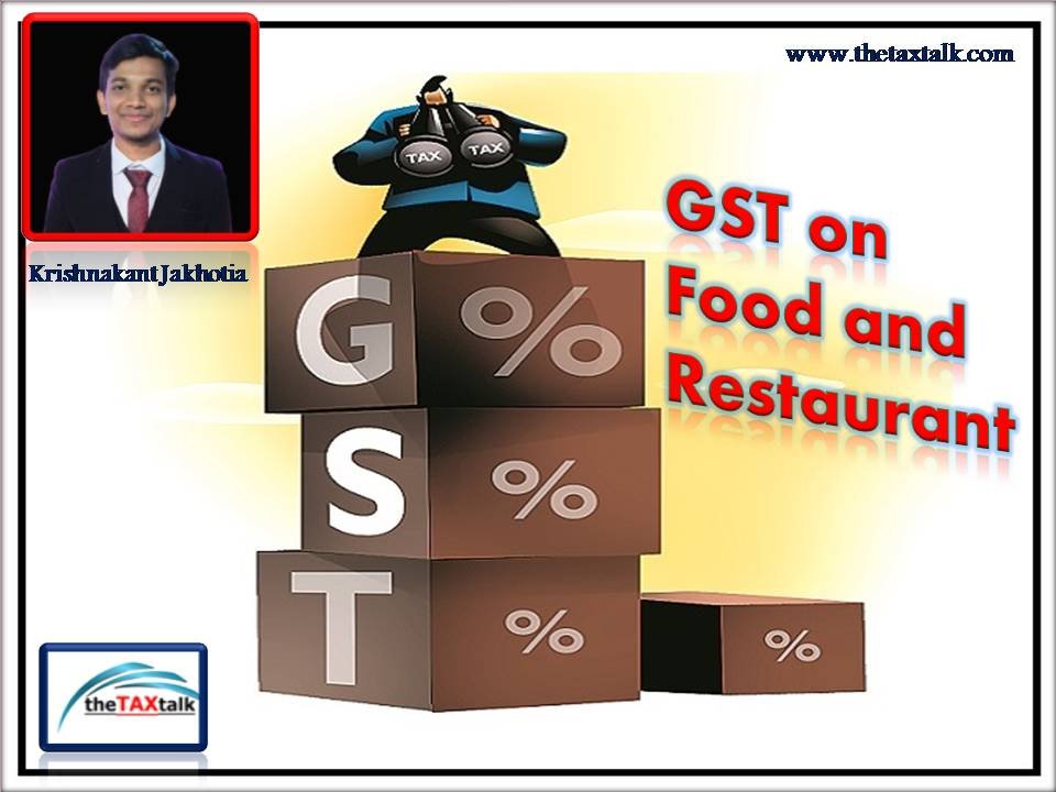 GST on Food and Restaurant